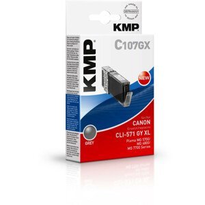 KMP Cartridge Canon CLI-571GY XL,  - kompatibilna (Šedivá) - originál