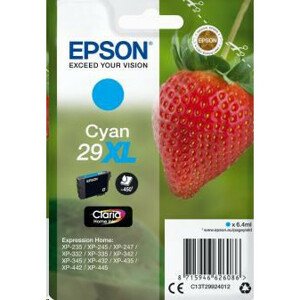 Cartridge Epson 29XL, C13T29924012 - originálny (Azúrová)