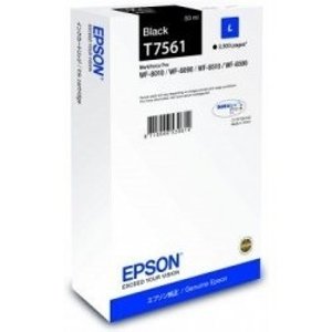 Cartridge Epson T7561 (L), C13T756140 - originálny (Čierna)