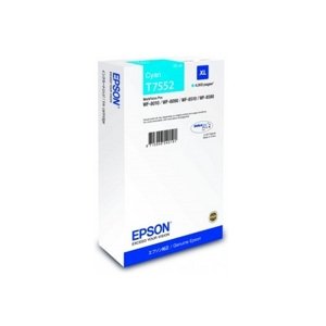 Cartridge Epson T7552 (XL), C13T755240 - originálny (Azúrová)