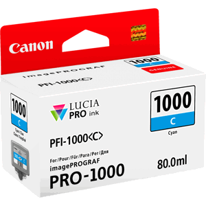 Cartridge Canon PFI-1000C, PFI-1000 C, 0547C001 - originálny (Azúrová)