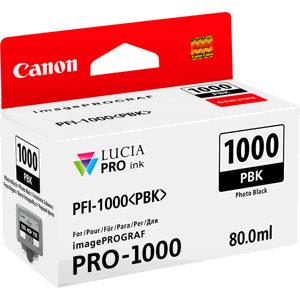 Cartridge Canon PFI-1000PBK, PFI-1000 PBK, 0546C001 - originálny (Foto černá)