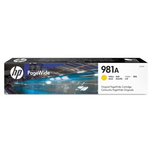 Cartridge HP 981A, HP J3M70A - originálny (Žltá)