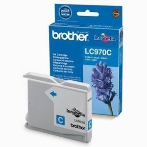 Brother Atramentová cartridge Brother DCP-135C, 150C, MFC-235C, 260C, LC-970C, modrá, 300s - originál