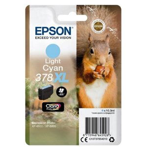 Cartridge Epson 378XL, C13T37954010 - originálny (Svetlo azúrový)