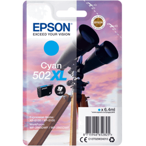 Cartridge Epson 502XL, C13T02W24010 - originálny (Azúrová)
