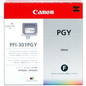 Zásobník Canon PFI-301PGY, 1496B001 (Foto šedivý) - originálný