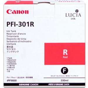 Zásobník Canon PFI-301R, 1492B001 (Červený) - originálný