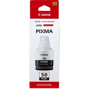 Canon GI-50PGBK, GI-50 PGBK, 3386C001, fľaša s atramentom - originálny (Pigmentová čierna)