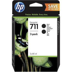 Cartridge HP 711, HP P2V31A - originálny (2x Čierna)