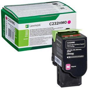 Toner Lexmark C232HM0, Return - originálny (Purpurový)