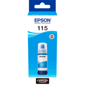 Epson 115, C13T07D24A, fľaša s atramentom - originálny (Azúrová)