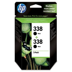 Cartridge HP 338, HP CB331EE originálny 2-pack (Čierna)