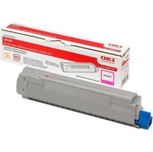 Oki Toner OKI C8600, červený, 43487710, 6000s, O - originál