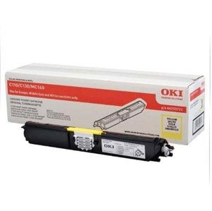 Oki Toner OKI C110 / 130n, yellow, 44250721, 2500s, O - originál