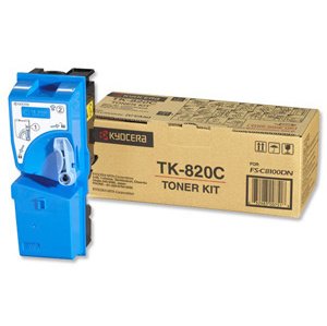 Kyocera Toner Kyocera Mita FS-C 8100DN, cyan, TK820C, O - originál