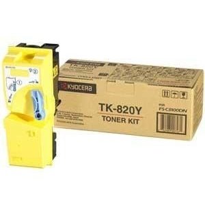 Kyocera Toner Kyocera Mita FS-C 8100DN, yellow, TK820Y, O - originál