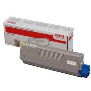 Oki Toner OKI C610, yellow, 44315305, 6000s, O - originál