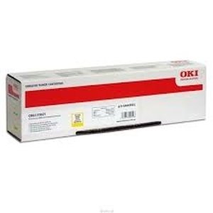 Oki Toner OKI C801 / C821, yellow, 44643001, 7000S, O - originál