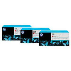 HP Atramentová cartridge HP 3-Pack, Designjet Z6200, CR251A, No. 771, 3x775ml, O - originál