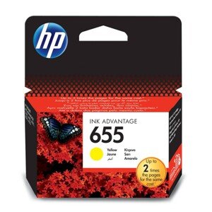 Cartridge HP 655, HP CZ112AE - originálný (Žltá)