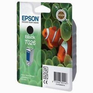 Epson Atramentová cartridge Epson Stylus Photo 810, 830, 925, 935, C13T026401, čierna, 1 - originál