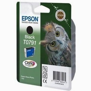 Epson Atramentová cartridge Epson Stylus Photo 1400, C13T079140, čierna, 11,1ml, Claria, - originál