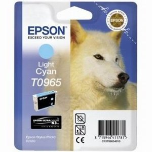 Epson Atramentová cartridge Epson Stylus Photo R2880, C13T09654010, svetlo modrá, 1 * 13m