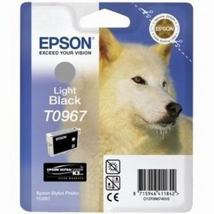 Epson Atramentová cartridge Epson Stylus Photo R2880, C13T09674010, svetlo čierna, 1 * 13m