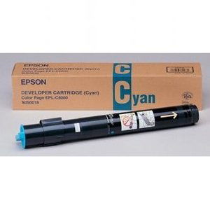 Epson Tonerová cartridge Epson EPL-C8000, 8200, PS, modrá, C13S050018, 6000s, O - originál