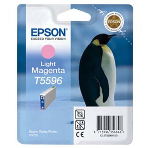 Epson Atramentová cartridge Epson Stylus Photo RX700, C13T55964010, svetlo červená, 13m