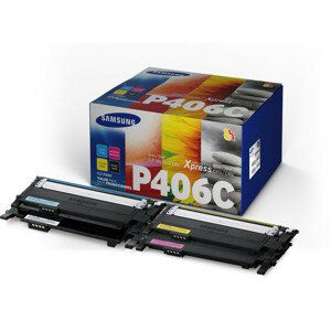 Toner Samsung CLT-P406C, HP SU375A - originálna sada tonerov (Multipack CMYK)