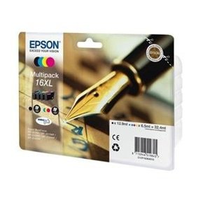 Zásobníky Epson 16XL, C13T16364012 - originální (Multipack)