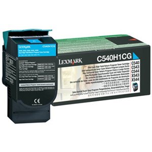 Lexmark Tonerová cartridge Lexmark C540 / X543 / X544 / X543 / X544, cyan, 0C540H1CG, 20 - originál