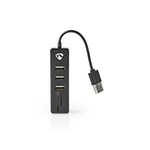 USB hub NEDIS UHUBCU2340BK