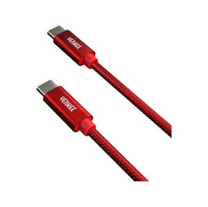 Kábel YENKEE YCU C101 RD USB-C/USB-C 2.0 1m Red