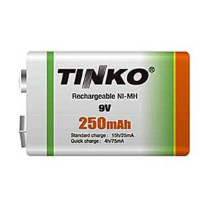 Batéria 6F22 nabíjacia 9V/250mAh TINKO NiMH