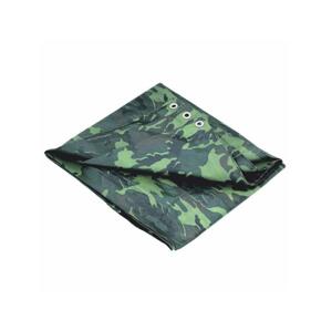 Tarpaulin plachta Khaki 3x4 m, 80 g/m, zakrývacia, oliva/kamufláž