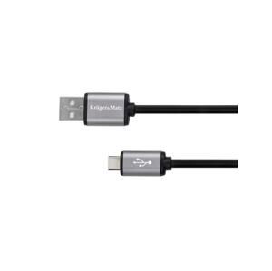 Kábel KRUGER & MATZ KM1240 USB - USB-C 1,8m