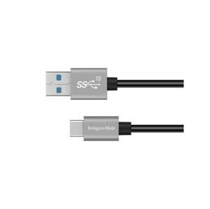 Kábel KRUGER & MATZ KM1263 Basic USB/USB-C 1m Black