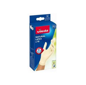 Rukavice VILEDA Natural Latex M/L 10ks 170982