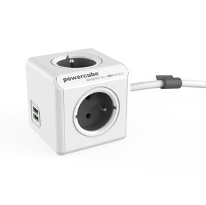 PowerCube Extended Čierna 3 m USB