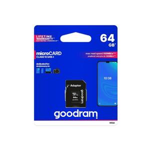 Karta pamäťová GOODRAM microSD 64GB s adaptérom