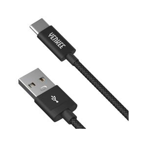 Kábel YENKEE YCU 301 BK USB/USB-C 2.0 1m Black