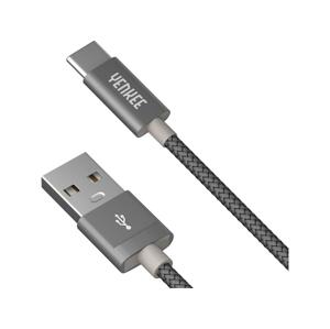 Kábel YENKEE YCU 301 GY USB/USB-C 2.0 1m Grey