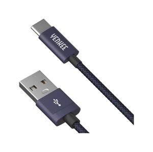 Kábel YENKEE YCU 302 BE USB/USB-C 2.0 2m Purple