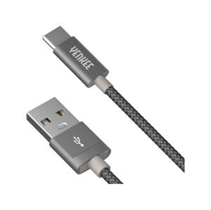 Kábel YENKEE YCU 302 GY USB/USB-C 2.0 2m Grey