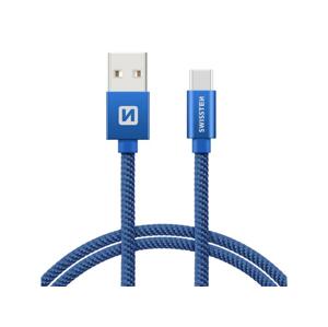 Kábel SWISSTEN 71521208 USB/USB-C 1,2m Blue