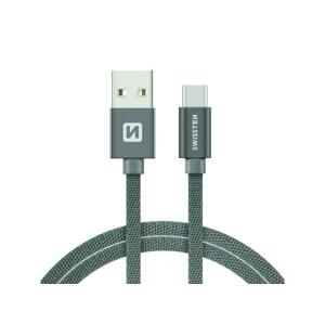 Kábel SWISSTEN 71521202 USB/USB-C 1,2m Grey