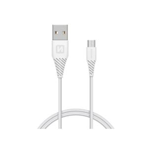 Kábel SWISSTEN 71504302 USB/Micro USB 1,5m White (dlhší konektor 9mm)